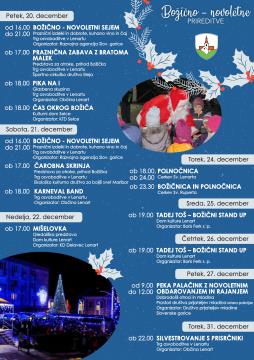 Božično-novoletne prireditve 2